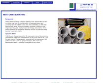 Tablet Screenshot of james-surveying.com